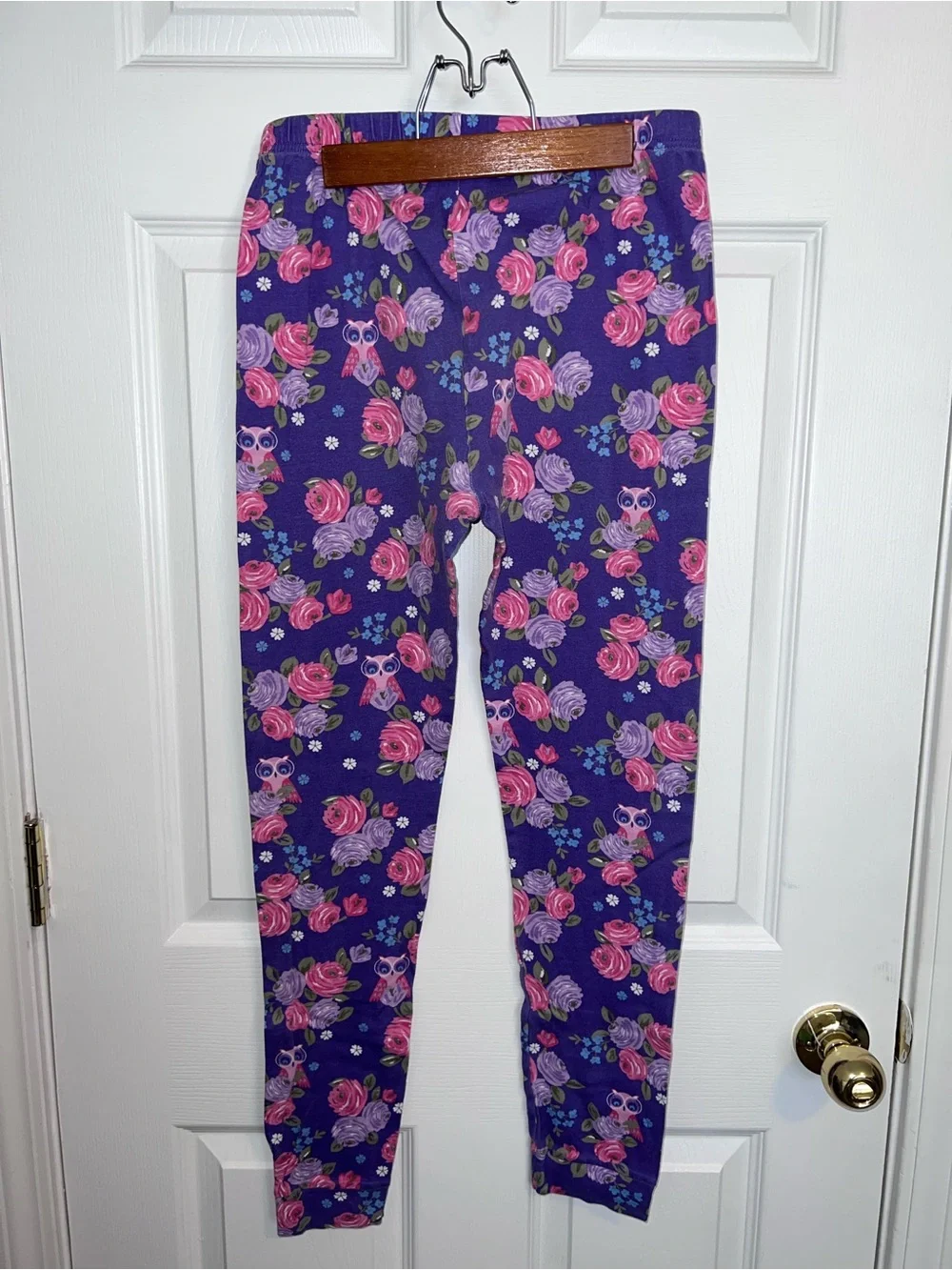 Girls Owl Heart Pajama Set